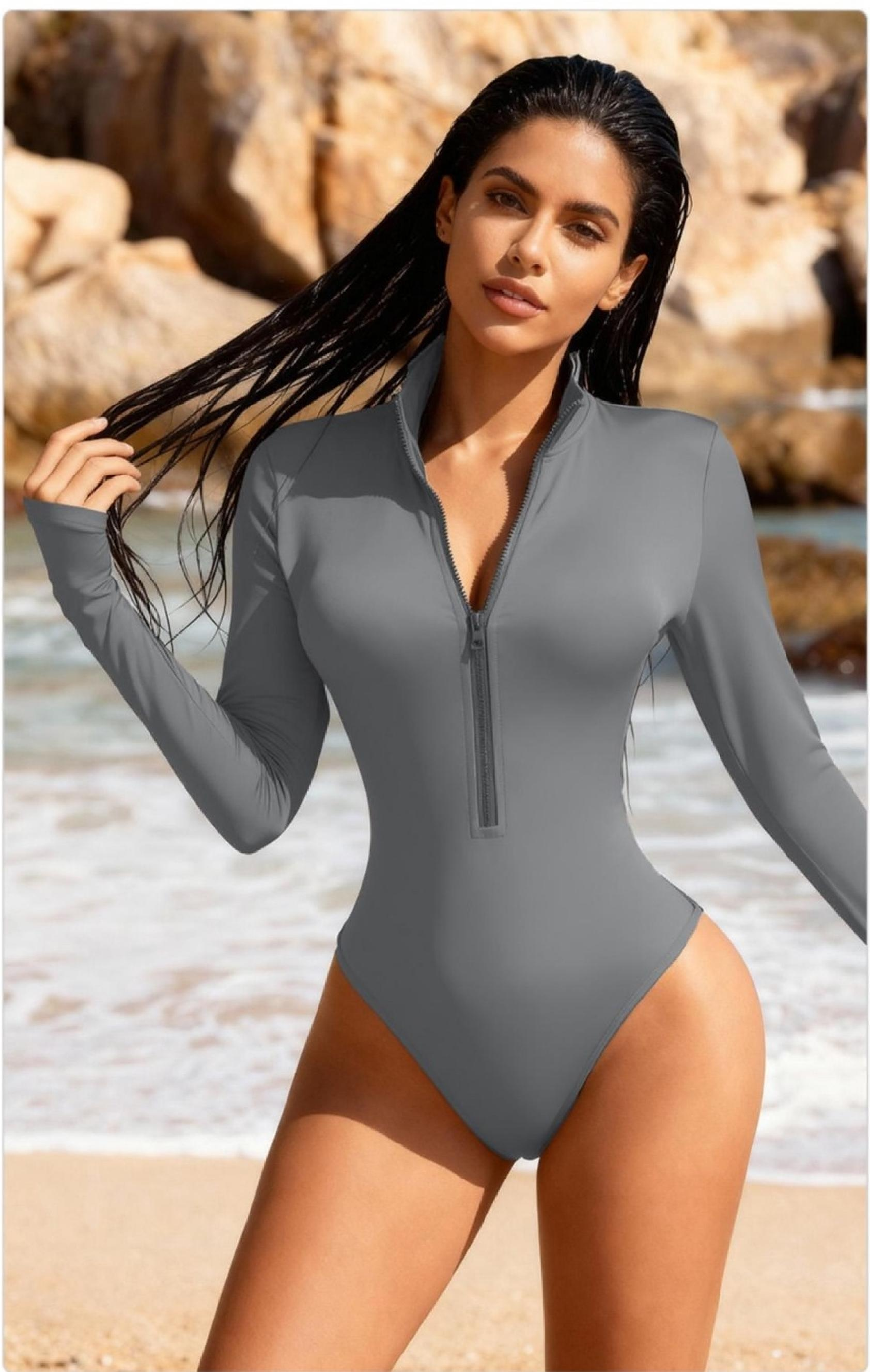 Half-Zip Bodysuit