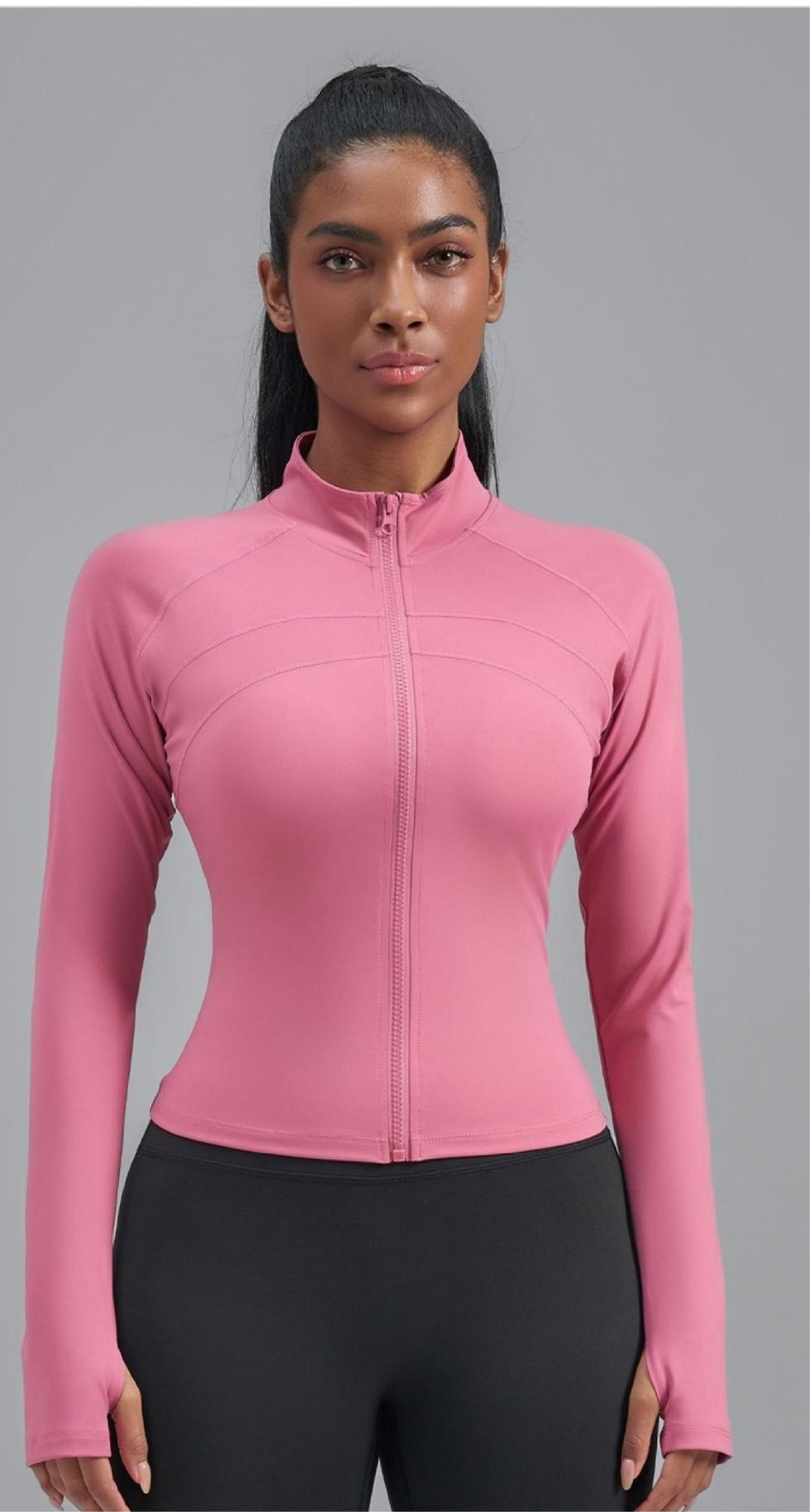 Peach Double Chest Line Jacket
