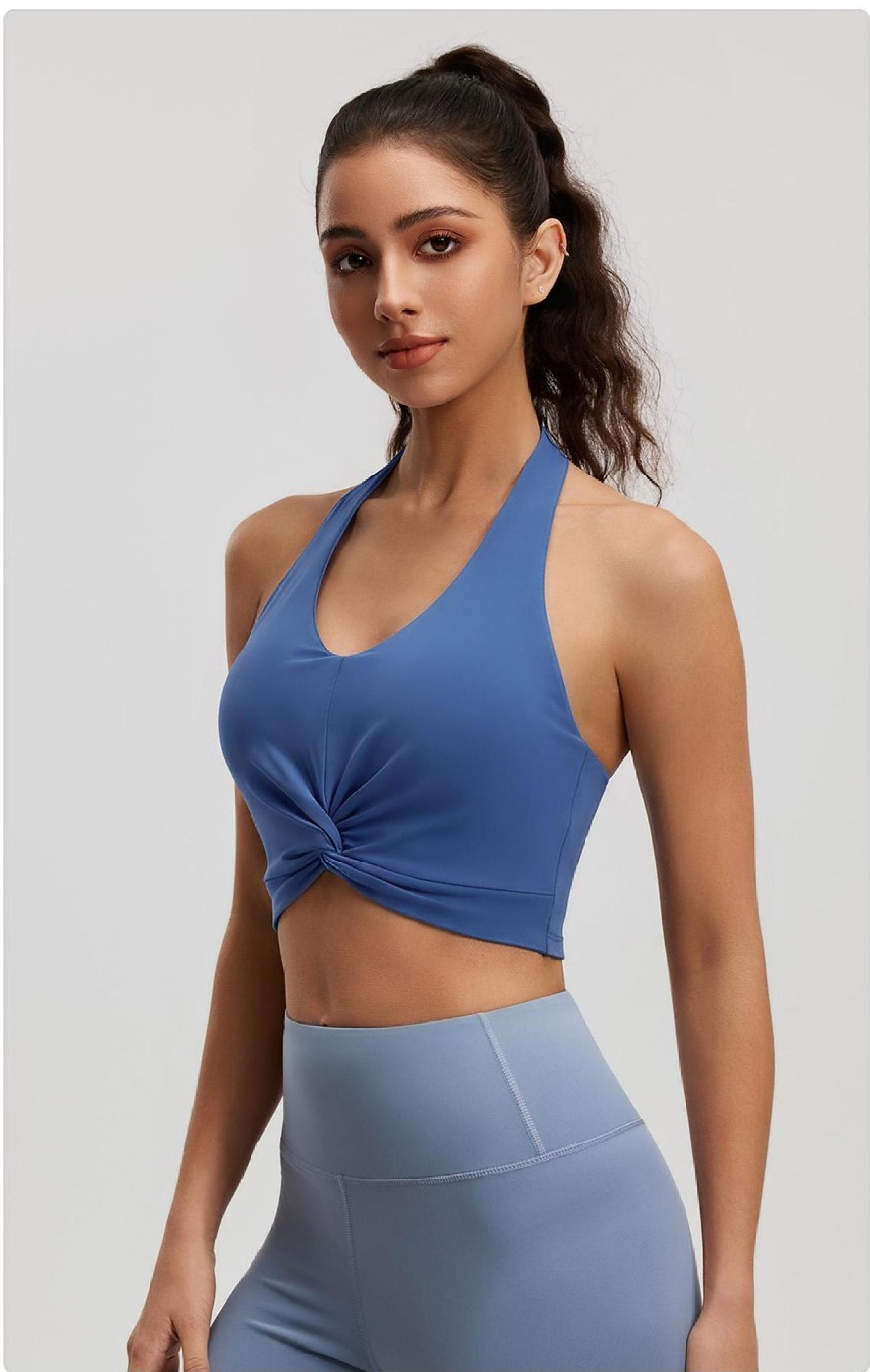 Halter Twist Bra