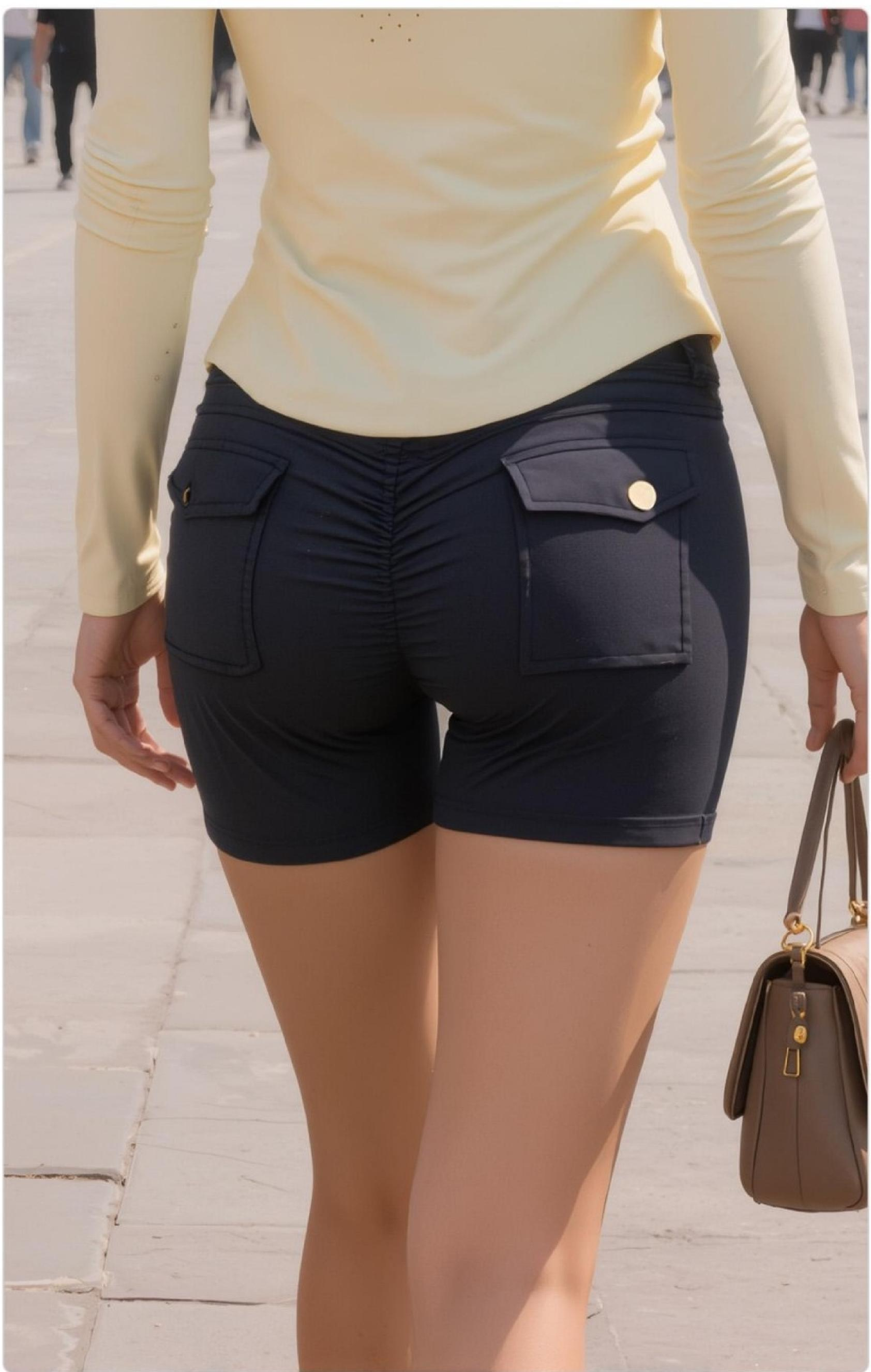 bouncy cargo shorts
