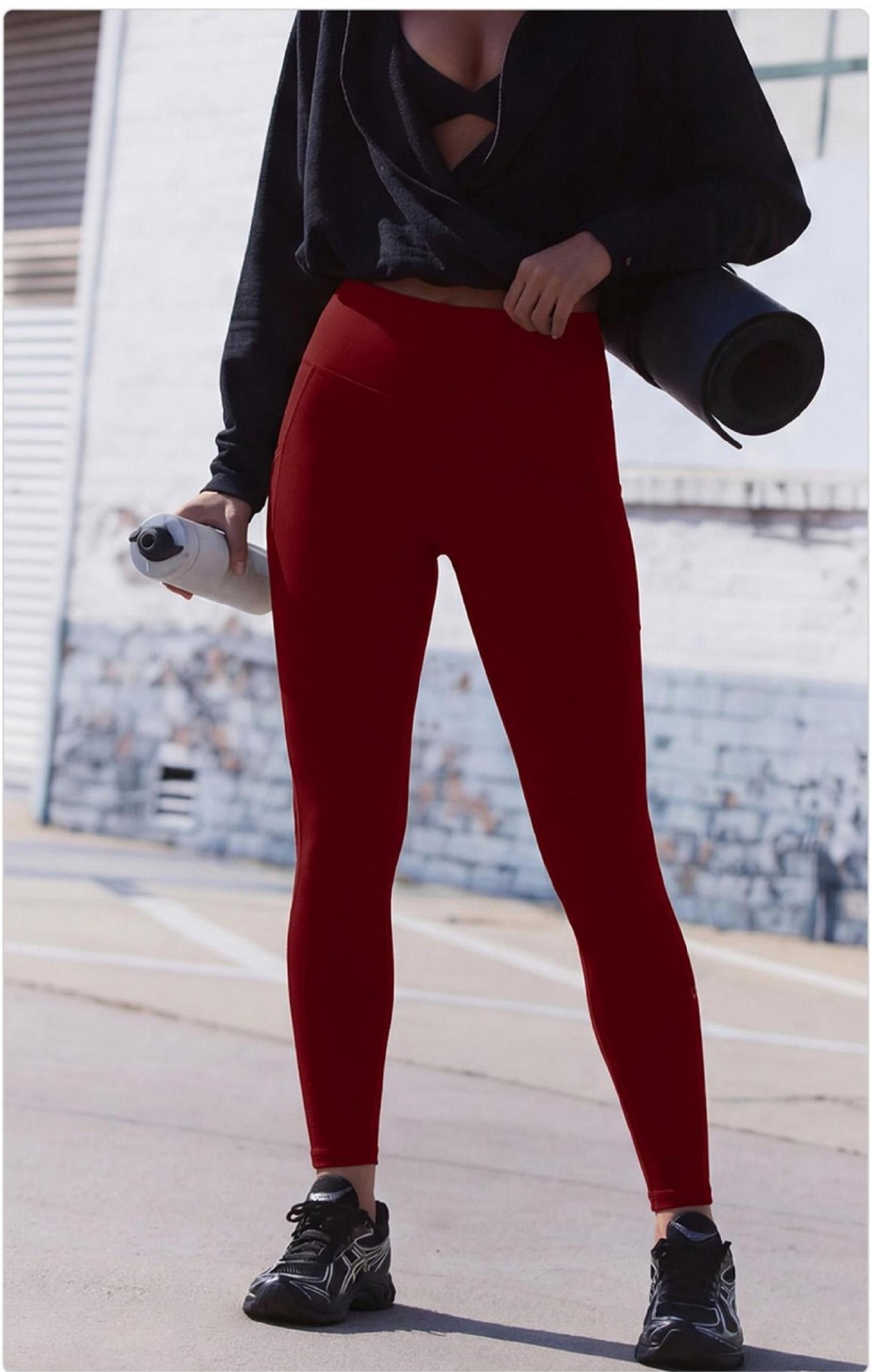 Ruffled Yoga Pants